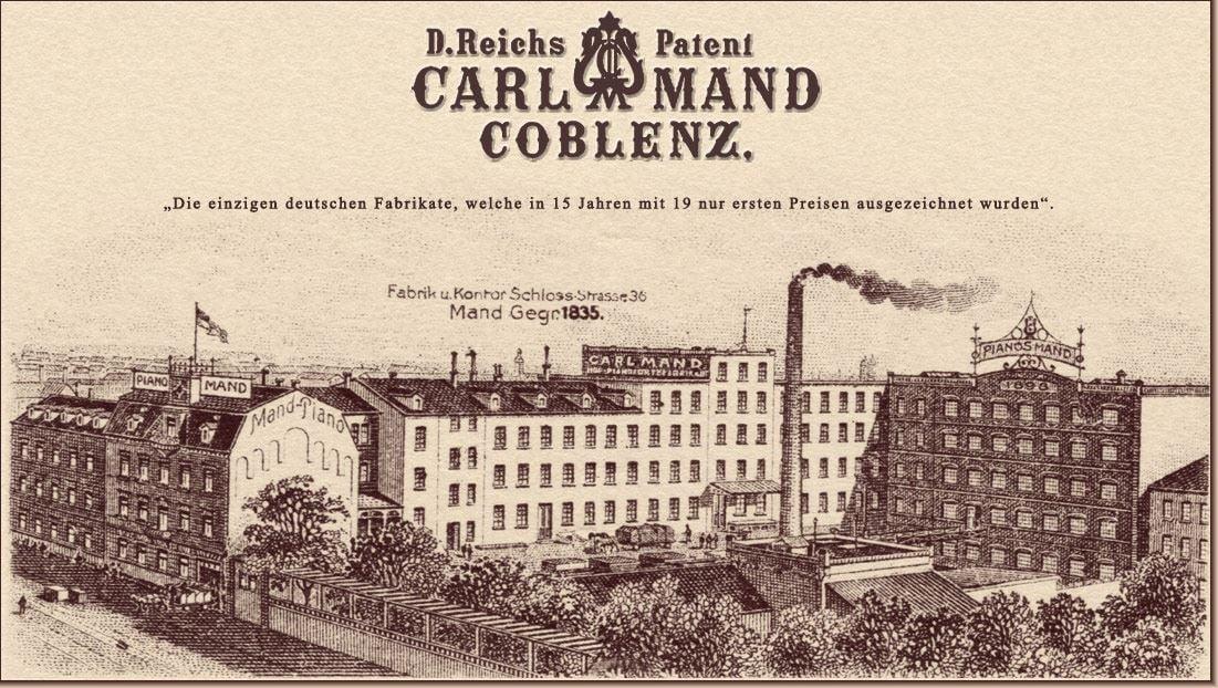 Carl Mand Fabrik in Koblenz