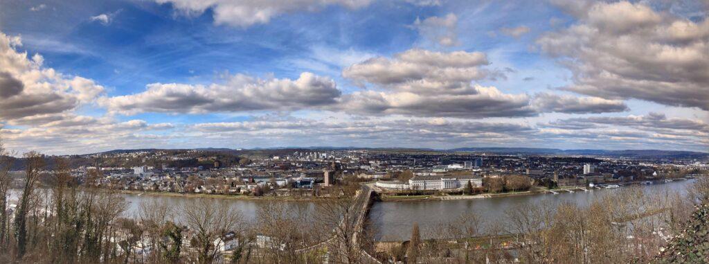 Blick auf Koblenz